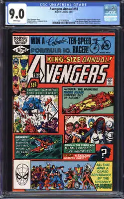 Buy Avengers Annual #10 Cgc 9.0 White Pages // 1st Appearance Of Rogue Marvel 1981 • 110.69£