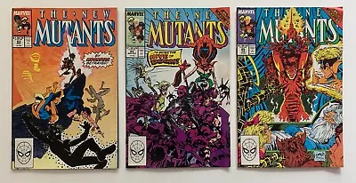 Buy New Mutants #83, 84 & 85 Copper Age Comic Books (Marvel 1989) 3 X FN+ & VG/FN • 14.21£