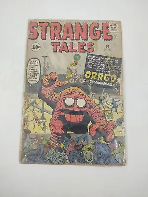 Buy Strange Tales (1st Series) #90 POOR; Marvel | Low Grade - ORRGO - We Combine Shi • 63.19£