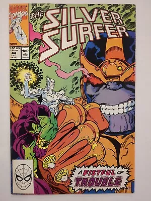 Buy Silver Surfer #44, 1st Infinity Gauntlet, Marvel Comics, December 1990 • 52.12£
