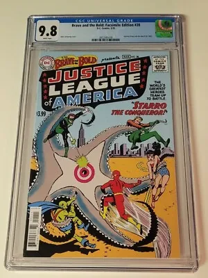 Buy Brave And The Bold 28 CGC 9.8 Facsimile DC Comics 1st Justice League 2020 • 99.93£