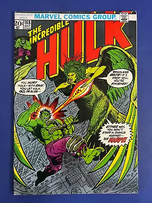 Buy Incredible Hulk #168 Comic Book 1st App Betty Ross As Harpy 1973 Marvel VF • 31.18£