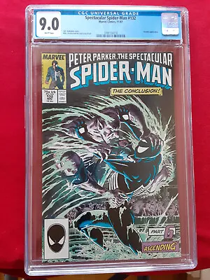 Buy Spectacular Spider-Man #132**CGC Grade 9.0 VF/NM**WHITE PAGES**VERMIN Appearance • 31.54£