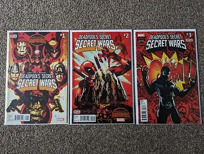 Buy Deadpool's Secret Secret Wars #1 2 & 3 Bundle Marvel 2015 Job Lot • 12.99£