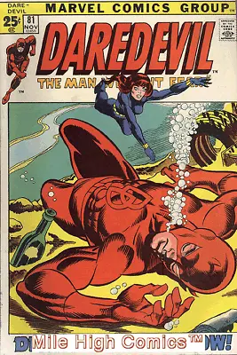 Buy DAREDEVIL  (1964 Series)  (MAN WITHOUT FEAR) (MARVEL) #81 Fair Comics Book • 12.67£