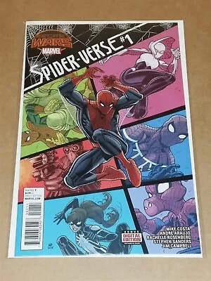 Buy Spider-verse #1 Nm+ (9.6 Or Better) Secret Wars July 2015 Marvel Comics • 9.99£