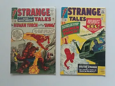 Buy Strange Tales 116 The Thing, 117 Eel 1964,  Doctor Strange Marvel Comics  • 63.16£