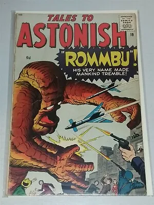 Buy Tales To Astonish #19 Vg (4.0) Marvel Comics May 1961 ** • 99.99£