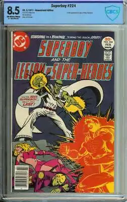Buy Superboy #224 Cbcs 8.5 Ow/wh Pages // 1st App Of Pulsar 1977 • 71.26£