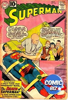 Buy Superman #149 (1961) 1st Printing Death Of Superman Dc Silver Age G- (1.8) • 4.99£