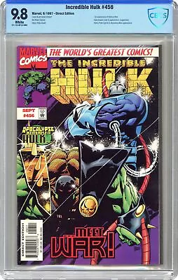Buy Incredible Hulk #456 CBCS 9.8 1997 21-1314F12-003 • 37.95£