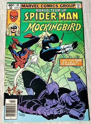 Buy Marvel Team-Up #95 - 1st App Of Mockingbird - Newsstand Variant - FN/VF • 20.08£