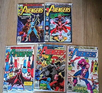 Buy THE AVENGERS #185-189 Job Lot Bundle X5 John Byrne Marvel 1979 VF/NM • 45.95£