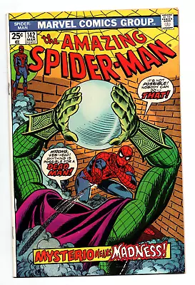 Buy Amazing Spider-Man #142 - Mysterio - Gwen Stacy Clone Cameo - MVS - 1975 - (-NM) • 47.96£