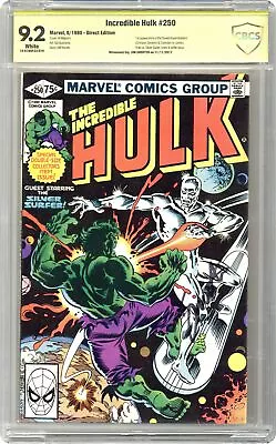 Buy Incredible Hulk #250 CBCS 9.2 SS Shooter 1980 18-07BDF33-070 • 162.77£