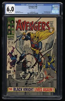 Buy Avengers #48 CGC FN 6.0 White Pages 1st Appearance Black Knight! Tuska Cover! • 133.78£