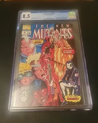 Buy 1991 New Mutants #98 CGC 8.5 1st Appearance Of Deadpool • 280.86£