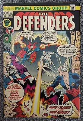 Buy The Defenders 8. Marvel Comics 1973. Avengers / Defenders War • 20£