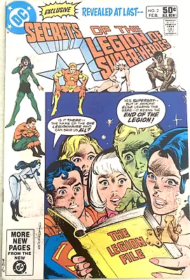 Buy Secrets Of The Legion Of Super-heroes. Number 2. February 1981. Fn. 6.0 • 2.29£