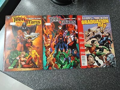 Buy Teen Titans Trade Paperbacks Volume 1 & 2 Plus Titans/Young Justice One Shot • 18£