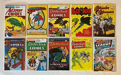 Buy DC Facsimile Lot Detective Comics 27 Action 1 Batman 1 Superman 1 Wonder Woman 1 • 71.48£