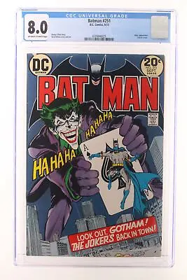 Buy Batman #251 - D.C. Comics 1973 CGC 8.0 Joker Appearance Classic Cover. • 638.10£