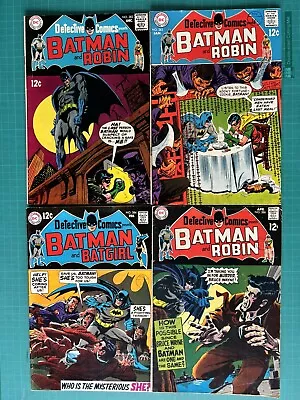 Buy Detective Comics #382, 383, 384 & 386 (1968) FN+/VFN- Batman, Robin & Batgirl • 35£