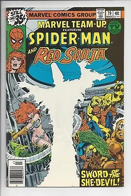 Buy Marvel Team-Up #79 VF (8.0)-1979- Byrne Cover & Art ~Red Sonja! • 16.09£
