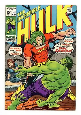 Buy Incredible Hulk #141 VG+ 4.5 1971 • 58.48£