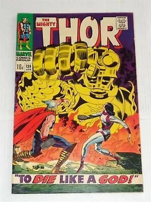 Buy Thor The Mighty #139 April 1967 Fn- 5.5 Jack Kirby Marvel Comics ** • 18.99£