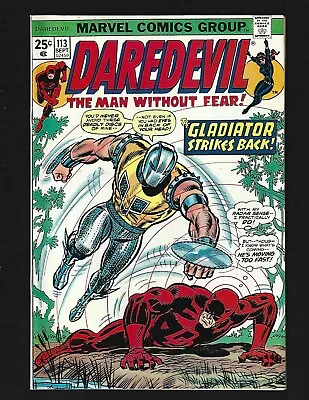 Buy Daredevil #113 VFNM Romita 1st Death-Stalker Gladiator Black Widow Man-Thing • 19.77£