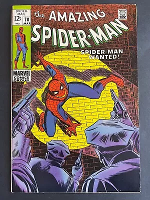 Buy Amazing Spider-Man #70 Vanessa Fisk Marvel 1969 Comics • 62.31£