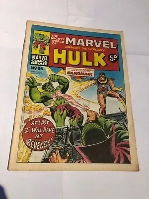 Buy Mighty World Of Marvel No. 66 Marvel Comics Group UK Magazine Jan 1974 HULK • 4.49£