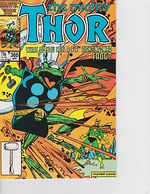 Buy The Mighty Thor #366 1st Full Throg! Clean Copy! Combined Shipping! • 11.99£