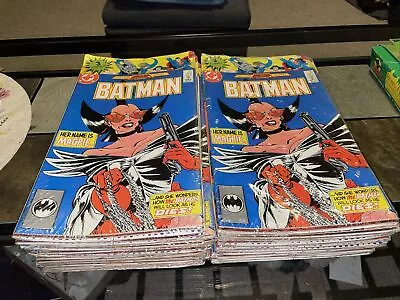 Buy 1986 DC Batman 3 Comic Combo Pack Sealed 401, 402, 403 With Cards Lot Of 23 • 158.87£