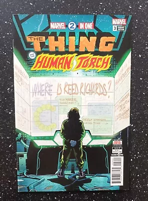 Buy Marvel 2 In One #3 The Thing And Human Torch - Valerie Shciti 2nd Print Variant • 7£