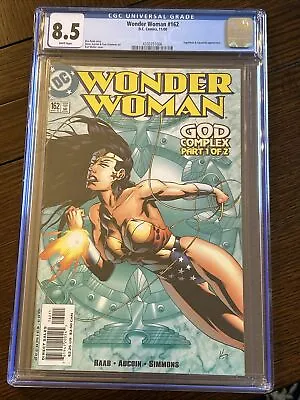 Buy Dc Comics Wonder Woman #162 2000 Superman Appearance Cgc 8.5 White Beautiful Art • 24.12£