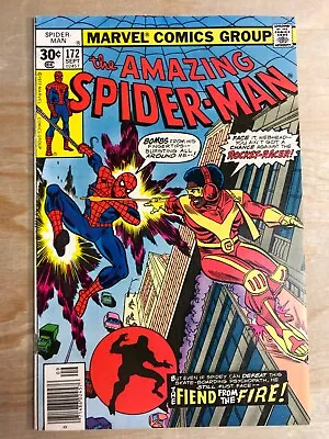 Buy Amazing Spider-Man #172. Marvel 1977. 1st Appearance Rocket Racer. See Pics. • 19.98£