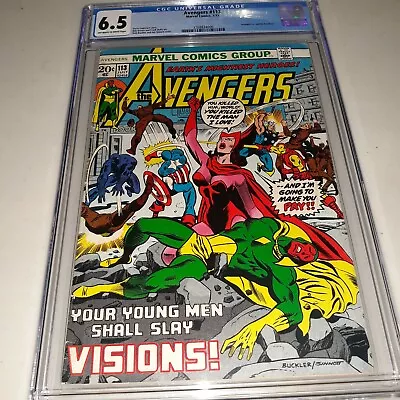 Buy Avengers #113 CGC 6.5 (FN+ 1973) Joe Sinnott Cover - Off White To White Pages   • 75.15£