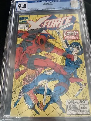 Buy X-Force #11 1st Appearance Of ‘real’ Domino Marvel Comics CGC 9.8 • 100£