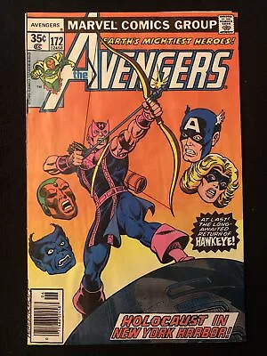 Buy Avengers 172 Reader Hawkeye Marvel 1978 Pr • 3.19£