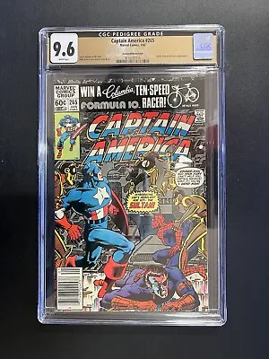 Buy Captain America #265 CGC Pedigree Label 9.6 Savannah Newsstand • 500£