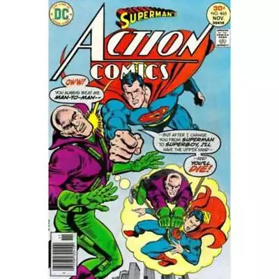 Buy Action Comics (1938 Series) #465 In Very Good + Condition. DC Comics [c{ • 2.61£