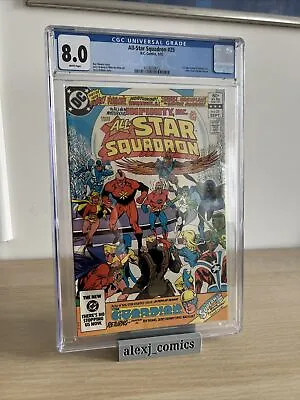 Buy All Star Squadron 25 - DC Comics - 1st Appearance Of Infinity Inc - CGC 8.0 WP • 45£
