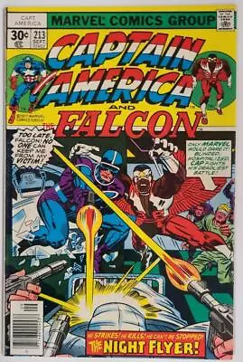 Buy Captain America And The Falcon #213 Comic Book VF • 9.65£