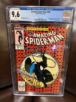 Buy Amazing Spider-Man 300 CGC 9.6 NM+ WHITE Pages Origin 1st App Venom Black Suit • 920.69£
