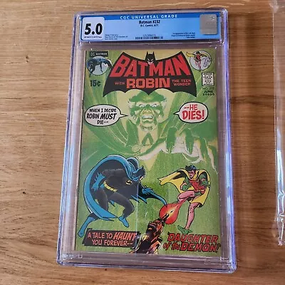 Buy BATMAN #232 - 1st App Ra's Al Ghul - CGC Grade 5.0 • 390£