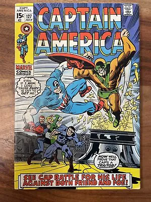 Buy CAPTAIN AMERICA 127 Silver Age Marvel Comic Book Avengers Iron Man • 19.77£
