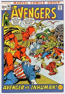 Buy Avengers 95 VF 8.0 1972 Marvel Neal Adams Interior Art John Buscema • 48.21£