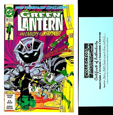 Buy Green Lantern #35 Signed By Martin Nodell W/ COA DC Comics 1990 • 23.70£